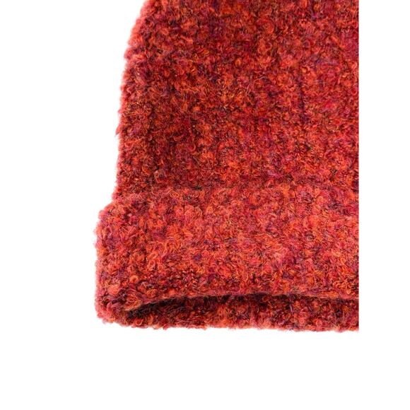 Dillards Reddish Fuzzy Tan Pom Beanie Hat Head Cover Hat One Size - Picture 7 of 11